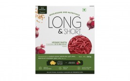 Long & Short Veggie Pasta Powered With Beetroot Penne  Box  250 grams